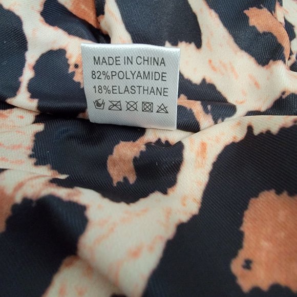 Women One Shoulder High Waisted Bikini Tie High Cut Two Piece Swimsuit NEW - Picture 7 of 12